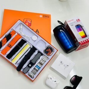 Most Awaited Budget Combo | AP22 Ultra Smartwatch, Mini Boots M5  Speaker and Budget Tws  Sunglases